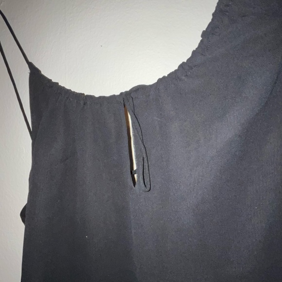 Black babaton silk camisole. Size small. - Picture 2 of 4